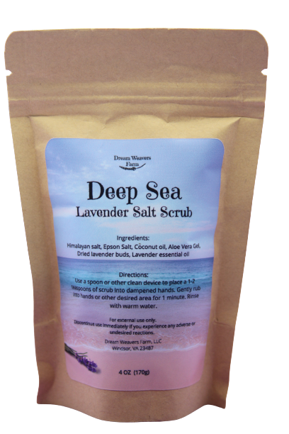 Lavender Salt Scrub
